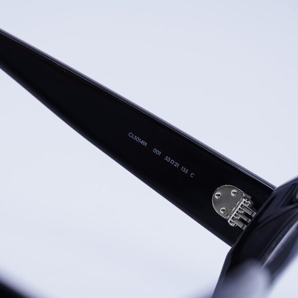 Celine CL50149I 001 Eyeglasses Black 53mm Round Frame - Picture 6 of 10